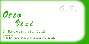 otto visi business card